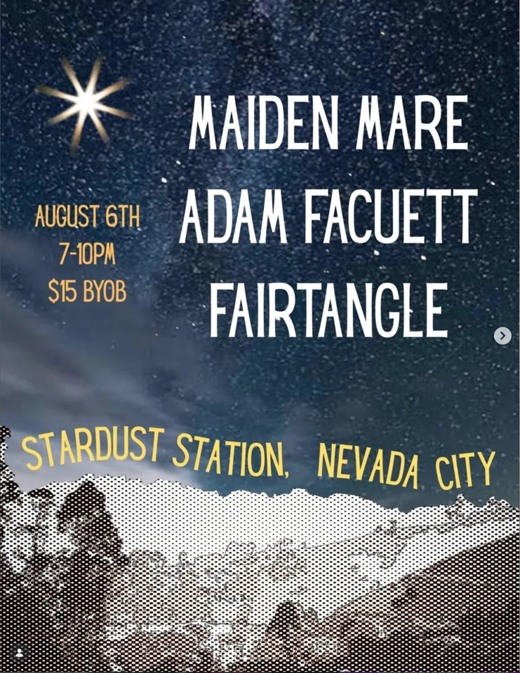 Flyer for Maiden Mare, Adam Facuett, Fairtangle